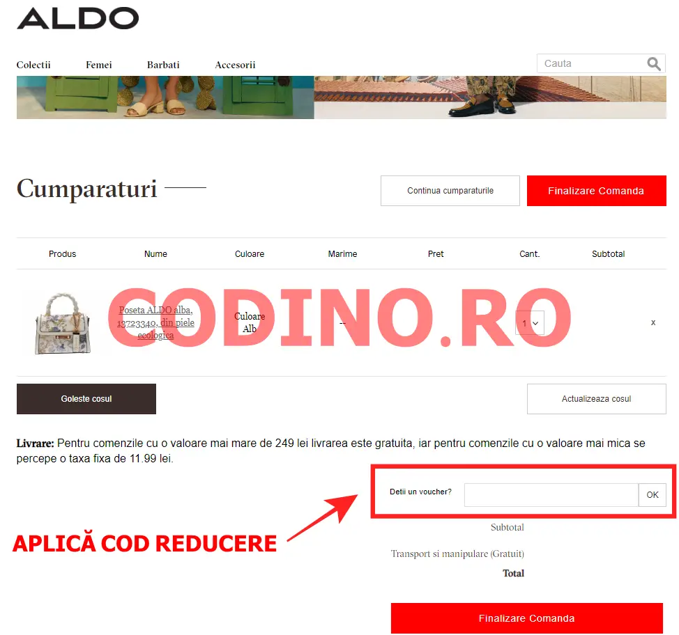 Coduri de reducere Aldo Shoes